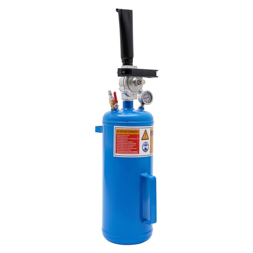 8L Reifen Reifenfüller 16x50cm Reifen Booster 1Mpa Maximaler Druck Reifenbooster Luft-Reifenaufblasgerät Reifenwulstsetzgerät (Blau) von GGbaony