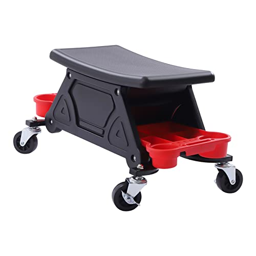 GGbaony PP Eisen Material Werkstatthocker 150kg Max Tragfähigkeit Werkstattsitz 21.2cm Höhe des Hockers Montagehocker 57cm Abstand Zwischen den Rädern Werkstatt Rollsitz GGbaony PP Eisen Material Werkstatthocker 150kg Max Tragfähigkeit Werkstattsitz 21.2cm Höhe des Hockers Montagehocker 57cm Abstand Zwischen den Rädern Werkstatt Rollsitz von GGbaony