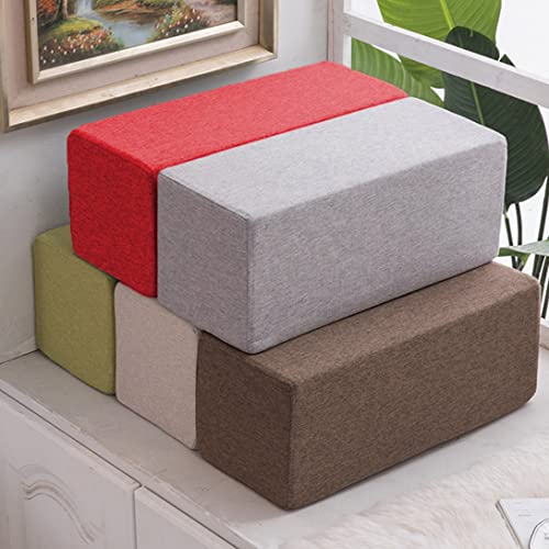 GGoty Sofa-Armlehnen-Kissen, rechteckig, weiches Kopfteil, abnehmbar, waschbar, Nackenstützkissen, Bettspaltfüller (20 x 20 x 70 cm, Grau) von GGoty
