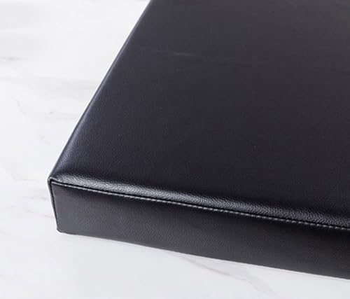 Wasserfestes Gartensitzkissen, 40 / 45 / 50 cm, Leder, dick, Sitzkissen für Zuhause, Schaukel, Esszimmer, Terrasse, 40 x 40 x 8 cm, Schwarz Wasserfestes Gartensitzkissen, 40 / 45 / 50 cm, Leder, dick, Sitzkissen für Zuhause, Schaukel, Esszimmer, Terrasse, 40 x 40 x 8 cm, Schwarz von GGoty