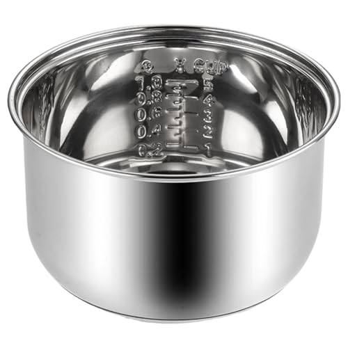 Rice Cooker Stainless Steel Inner Pot 5L Non-stick Rice Cooker Liner Replacement with Scale for Boiling, Steaming, and Porridge CookingRice Stainless Steel Inner Pot Rice Cooker Stainless Steel Inner Pot 5L Non-stick Rice Cooker Liner Replacement with Scale for Boiling, Steaming, and Porridge CookingRice Stainless Steel Inner Pot von GGpone