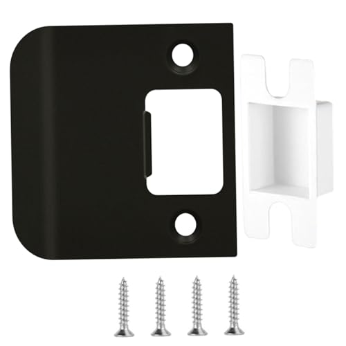 Verlängerte Streikplatte 2-1/4 x 2-1/4 Hochleistungs-Türverriegelungsplatte mit verstärkten Schrauben Extender Lippenverriegelung Stürmer für Außen-/Innen- Verlängerte Streikplatte 2-1/4 x 2-1/4 Hochleistungs-Türverriegelungsplatte mit verstärkten Schrauben Extender Lippenverriegelung Stürmer für Außen-/Innen- von GGpone