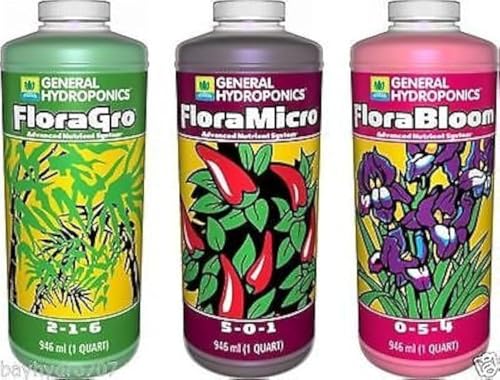 GENERAL Hydroponics GH Flora Serie 907 Quarts Trio FloraMicro floragrow Flo. von GH Flora Series