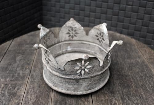 Krone Kerzenhalter Metall Shabby von GH