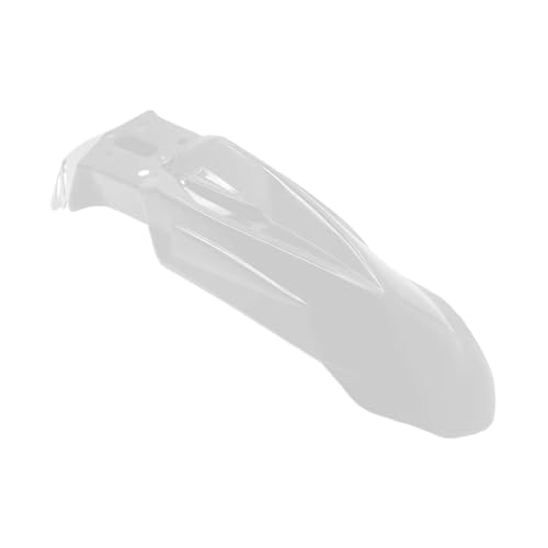 GHAEKEBC Motorrad Kotflügel Für CRF150 230F XR125 Universal Motorrad Vordere Kotflügel Splash Fender Zubehör(Weiß) von GHAEKEBC