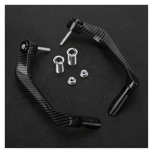 GHAEKEBC Motorrad Motorrad-Lenkergriffe Brems- Und Kupplungshebelschutz Für Y&amaha YZF R1 R3 R6 R15 R125 R25 YZFR6 2025 2024 2023 2022 Zubehör(Schwarz) von GHAEKEBC