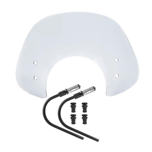 Motorrad Windschutzscheibe Motorrad Windschutzscheibe Deflektor Für Vespa GTS125 GTS300 GTS 125 250 300 2008-2022(Rauch) von GHAEKEBC