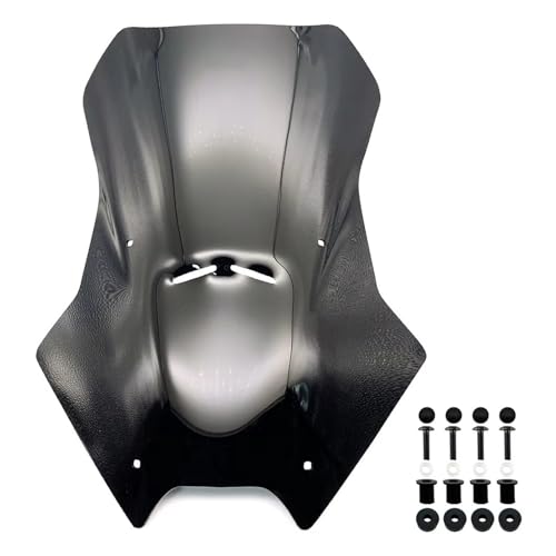 Motorrad Windschutzscheibe Motorrad Windschutzscheibe Deflektor Für X-ADV750 XADV 750 XADV750 2021-2024(Schwarz) von GHAEKEBC