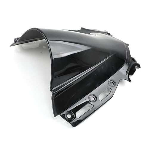 Motorrad Windschutzscheibe Motorrad Windschutzscheibe Deflektor Windschutz Für YZF R125 2023-2025 R 125(Schwarz) von GHAEKEBC