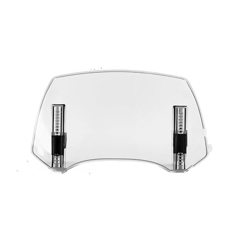 Motorrad Windschutzscheibe Motorrad Windschutzscheibenverlängerung Verstellbarer Spoiler Deflektor Für SYM Für Citycom 300(S Clear B) von GHAEKEBC