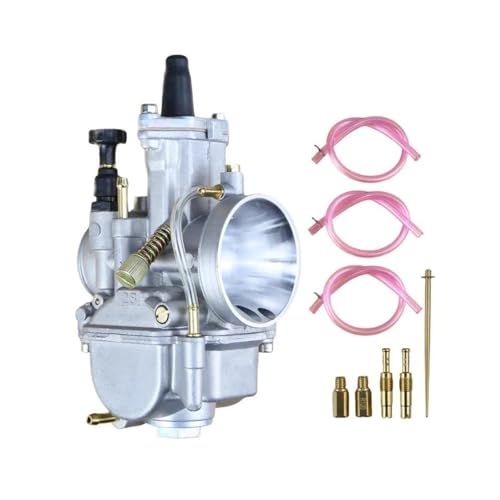 Motorvergaser Für Keihin PWK 24 26 28 30 32 34mm 2T 4T ATV Motorrad Vergaser Quad Go Kart Dirt Bike Roller 250cc(28MM) von GHAEKEBC