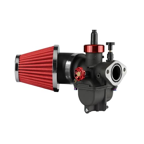Motorvergaser Für Suzuki 17mm-28mm Motorrad Flacher Vorhang Vergaser Luftfilter(28MM) von GHAEKEBC