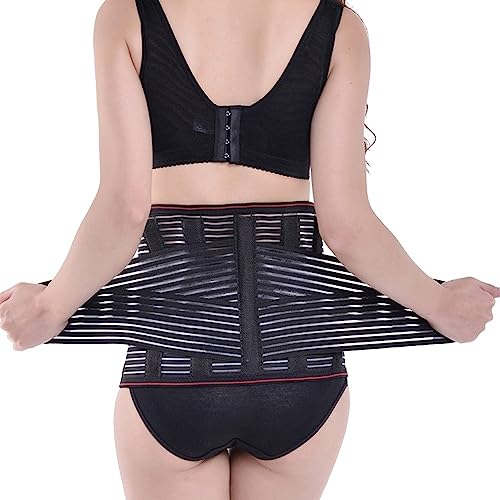 Große Größe 4XL 5XL Stützbandage Für Den Unteren Rücken Sommer Taillen Haltungskorrektur Klammer Lendenwirbel Dekompressionsgürtel Unterstützer Bei Bandscheibenvorfall Und Rückenschmerzen ( Color : Bl von GHAKKE