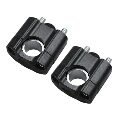 GHALSIEAV 2025 Einstellbare Motorrad Lenker Höhe Enhancer Motorrad Lenker Erhöhungen(Black) von GHALSIEAV
