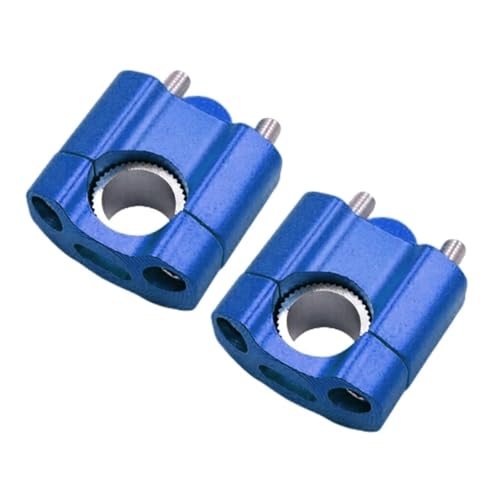 GHALSIEAV 2025 Einstellbare Motorrad Lenker Höhe Enhancer Motorrad Lenker Erhöhungen(Blue) von GHALSIEAV