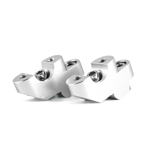 GHALSIEAV Für CB750 Hornet 2023- CB 750 Motorrad Lenker Riser Drag Griff Bar Clamp Verlängern Adapter(Silver) von GHALSIEAV