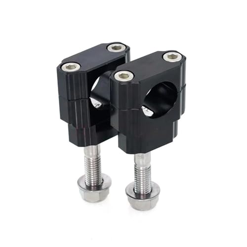 GHALSIEAV Für CRF250R CRF450 CR125 CR250 KX125 KX250 KXF250 KXF450 RMZ250 Lenker Fat Bar Steigleitungen Halterung Clamp 28mm(M10 Black) von GHALSIEAV