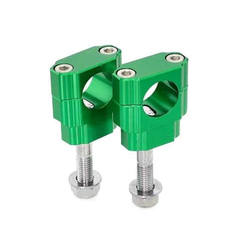 GHALSIEAV Für CRF250R CRF450 CR125 CR250 KX125 KX250 KXF250 KXF450 RMZ250 Lenker Fat Bar Steigleitungen Halterung Clamp 28mm(M12 Green) von GHALSIEAV