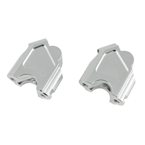 GHALSIEAV Für F700GS 2013-2018 F650GS 2008-2018 Lenker CNC Lenkerklemme Angehoben Verlängern Montieren Riser Raiser(Silver) von GHALSIEAV