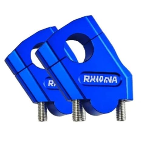 GHALSIEAV Für FZ6 S2 FZ 6 FAZER MT-07 MT-09 Motorrad Lenker Riser Bar Montieren Griff Clamp 22mm(Blue) von GHALSIEAV