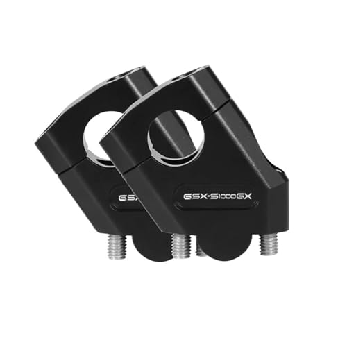 GHALSIEAV Für GSX S1000 GX GSX-S 1000GX 2024 Motorrad-Lenker-Riser Offroad-Motorrad Erhöhter Klemmsitz GSXS 1000 GX Zubehör(Black 28mm) von GHALSIEAV