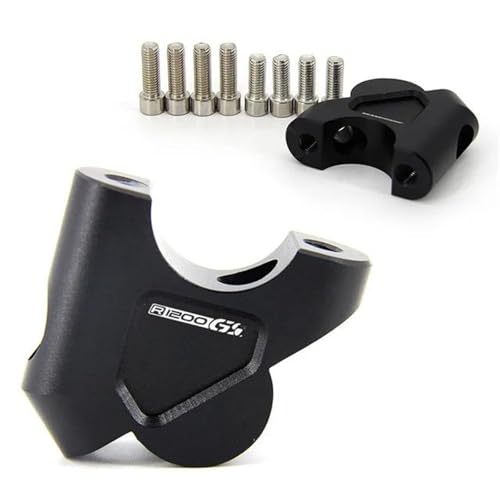 GHALSIEAV Für Gs R 1200 GS LC R1200GS Abenteuer ADV Gs 1250 R1250GS S1000XR Lenker Riser 32MM Drag Griff Bar Clamp Verlängern Adapter(R1200GS-black) von GHALSIEAV