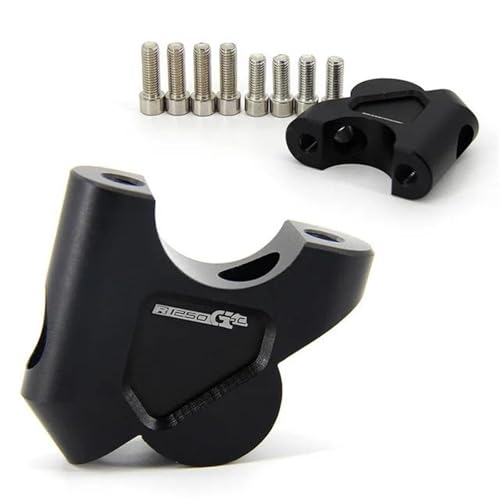 GHALSIEAV Für Gs R 1200 GS LC R1200GS Abenteuer ADV Gs 1250 R1250GS S1000XR Lenker Riser 32MM Drag Griff Bar Clamp Verlängern Adapter(R1250GS-black) von GHALSIEAV