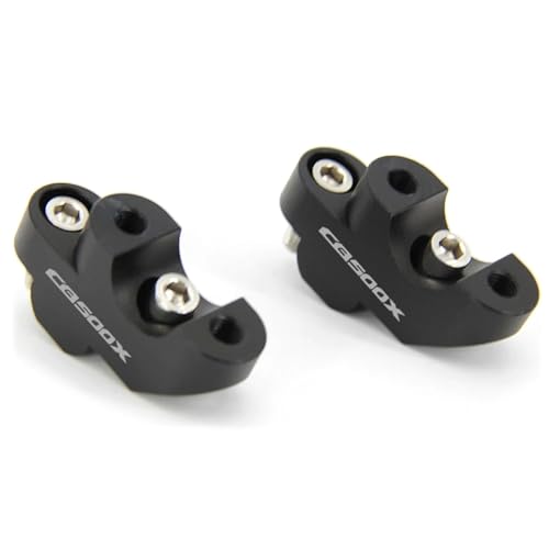 GHALSIEAV Für Nc750x NC700X NC750X CB500X CB500F CB300 F Motorrad Lenker Riser 30mm Erhöhung Clamp Motorrad Zubehör(500X Black) von GHALSIEAV