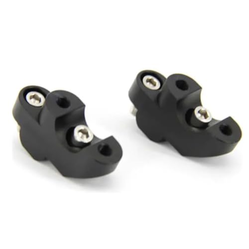 GHALSIEAV Für Nc750x NC700X NC750X CB500X CB500F CB300 F Motorrad Lenker Riser 30mm Erhöhung Clamp Motorrad Zubehör(Black) von GHALSIEAV