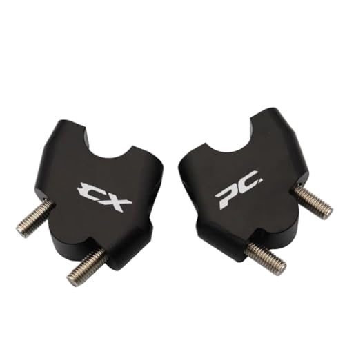 GHALSIEAV Für PCX 150 Für PCX 125 Motorrad Lenker Riser Erhöhung Halterung Für PCX150 Für PCX125(Black) von GHALSIEAV