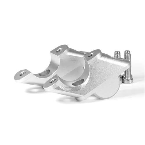 GHALSIEAV Für R 1250 1200 R R1200R LC 2015-2019 R1250R LC 2019-Zubehör Motorrad CNC Lenker Riser Erhöhung Klemmhalterung(Silver) von GHALSIEAV