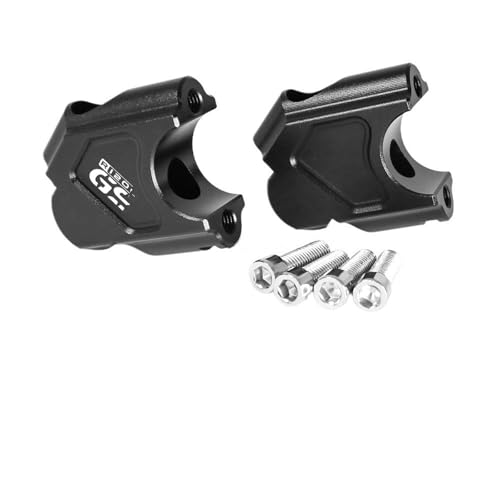 GHALSIEAV Für R1200GS 2004-2008 R 1200 GS Adventure 2005-2008 Motorrad-Lenker-Riser-Drag-Lenker-Klemme Verlängern Adapter(Black-R1200GS) von GHALSIEAV