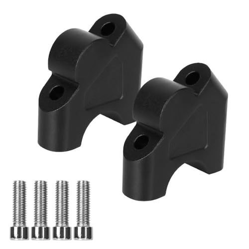 GHALSIEAV Für R1200GS R1250GS R1250RS S1000XR R1200R Abenteuer ADV Motorrad Lenker Zurück Bewegen Montieren Lenker Riser 32MM(Black) von GHALSIEAV