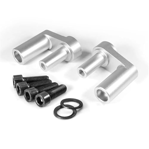 GHALSIEAV Für R1250RT R1200RT LC R 1250 1200 RT R1200 Motorrad-Lenker-Riser-Klemme Einstellbarer Lenker-Drag-Verlängerungsadapter(Silver) von GHALSIEAV