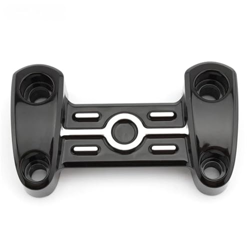 GHALSIEAV Für Rninet R NineT Pure R9T R 9TScrambler 2016 2017 2018 2019 2020 2021 Motorrad CNC Lenkererhöhung Top Cover Clamp(Black) von GHALSIEAV