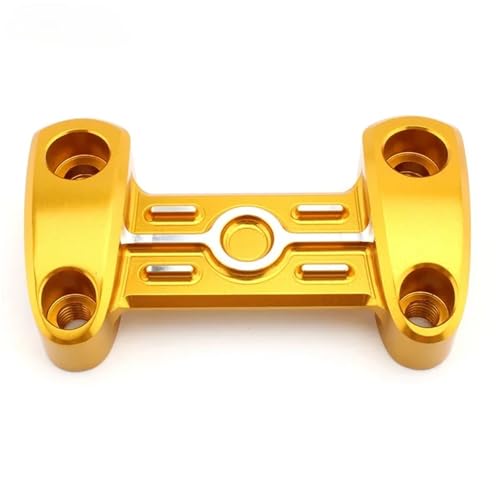 GHALSIEAV Für Rninet R NineT Pure R9T R 9TScrambler 2016 2017 2018 2019 2020 2021 Motorrad CNC Lenkererhöhung Top Cover Clamp(Gold) von GHALSIEAV