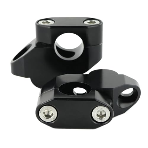 GHALSIEAV Für TDM 850 1991-2000 Für TDM 900 2002-2011 22mm 7/8 "Motorrad Griff Bar Montage Steigleitungen Verlängern Bewegt Offset(Black) von GHALSIEAV