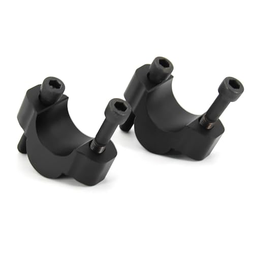 GHALSIEAV Für Tenere 700 2019 Motorradzubehör Lenkererhöhung Montagehalterung Riser CNC Billet Aluminium(Black) von GHALSIEAV
