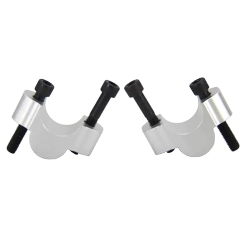 GHALSIEAV Für Tenere 700 2019 Motorradzubehör Lenkererhöhung Montagehalterung Riser CNC Billet Aluminium(Silver) von GHALSIEAV