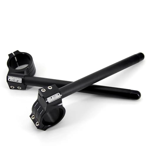 GHALSIEAV Für Universal 31MM 32MM 33MM 35MM 36MM 37MM 39MM 41MM 45MM 48MM 50MM 51MM PRO Riser High Clip Ons Lenker Gabel Rohr Lift Clip Auf Schwarz Paar(31mm) von GHALSIEAV