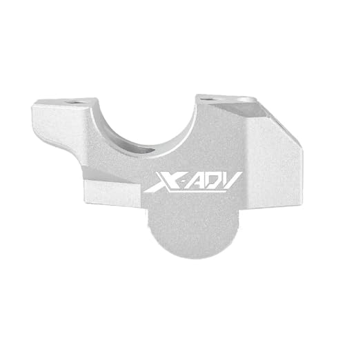 GHALSIEAV Für XADV750 ADV160 ADV150 ADV350 2017-2023 Lenker Riser Erhöhung Clamp Montieren(Silver 1) von GHALSIEAV