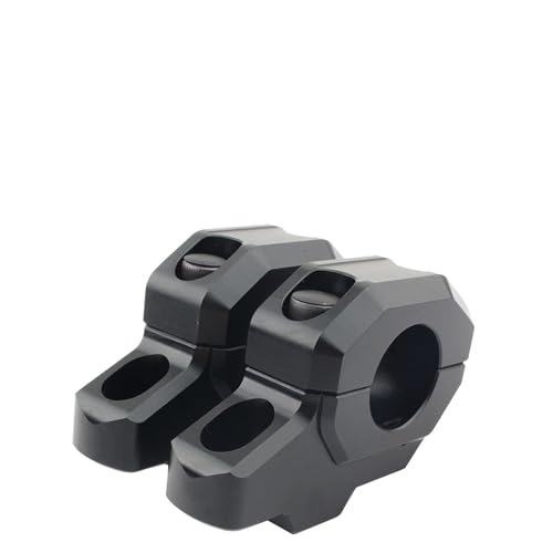 GHALSIEAV Für Z900C Für Z900RS 2017-2020 Motorrad Lenker Riser Clamp Lenker Steigleitungen Mount Clamp Adapter(Black) von GHALSIEAV