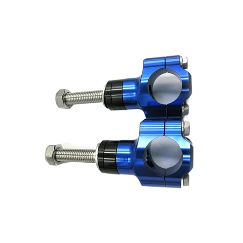 GHALSIEAV Motorrad Lenkerklemme Lenkerklemmen 1 1/8 Zoll 28 Mm Lenkererhöhung(10mm Blue) von GHALSIEAV