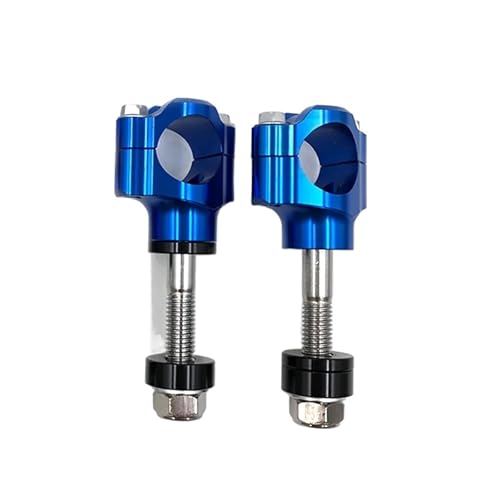 GHALSIEAV Motorrad Lenkerklemme Lenkerklemmen 1 1/8 Zoll 28 Mm Lenkererhöhung(12mm Blue) von GHALSIEAV