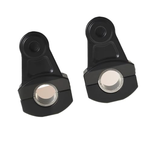 GHALSIEAV Universal 22MM 7/8 "-28MM 1 1/8" Motorrad Klemmen Bar Erhöhte Lenker Lenker Riser(Black) von GHALSIEAV