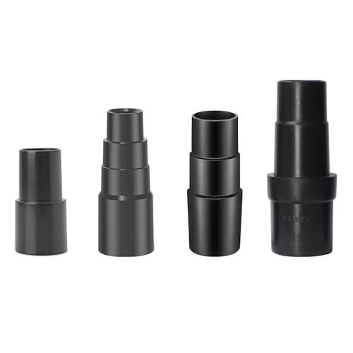 Für Shark und Miele mit kreisförmigem Vakuumschlauch: Vakuum-Aufsatzadapter-Kit kompatibel mit Miele C1 C2 C3 Shark Rocket Navigator NV350 NV360 Rotator NV500 von GHAMADE