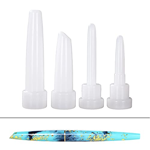 GHBOTTOM 1 Set Füllfederhalter Epoxidharzform Zylinderstiftform DIY Crafts Silikonform von GHBOTTOM
