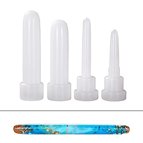 GHBOTTOM 1 Set Füllfederhalter Epoxidharzform Zylinderstiftform DIY Crafts Silikonform von GHBOTTOM