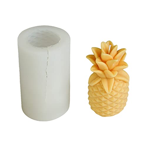 GHBOTTOM 3D Ananas Silikonform zum Backen Schokoladenkuchen Dessert Form Gebäck Mousse Gips Kerze Herstellung DIY Tools von GHBOTTOM