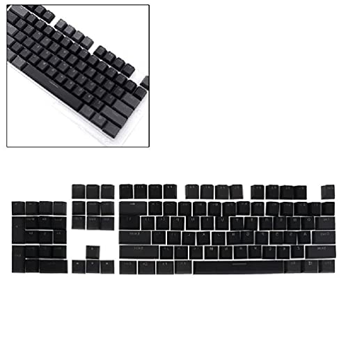 GHBOTTOM Transluzente Double Shot PBT 104 KeyCaps mit Hintergrundbeleuchtung für Cherry MX Keyboard Switch Tastaturtastenkappen 60 Prozent von GHBOTTOM